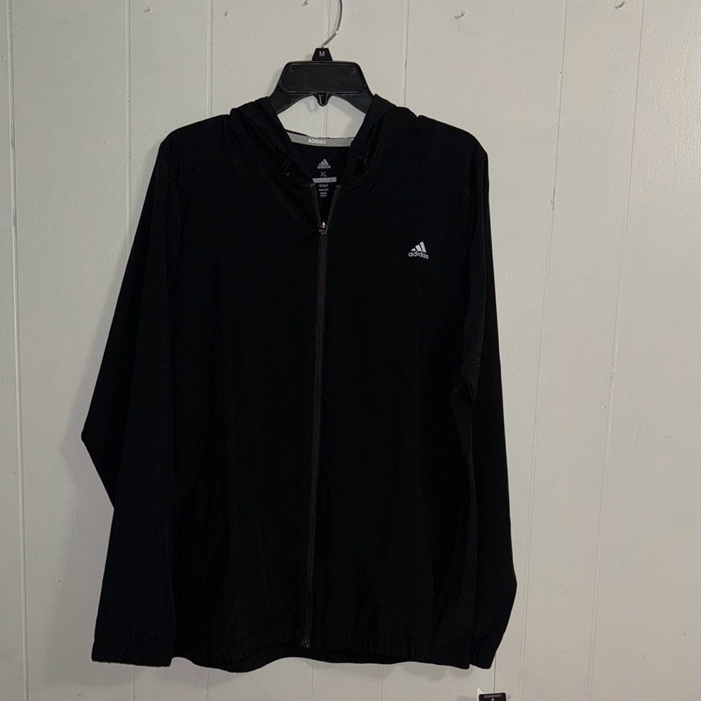 Women Black Adidas Golf Jacket